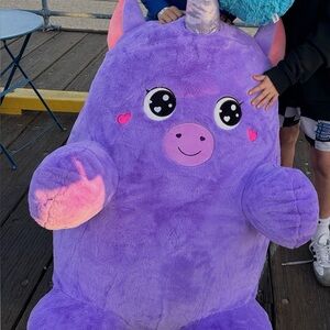 Inflatable in new condition Purple Unicorn Plush toy